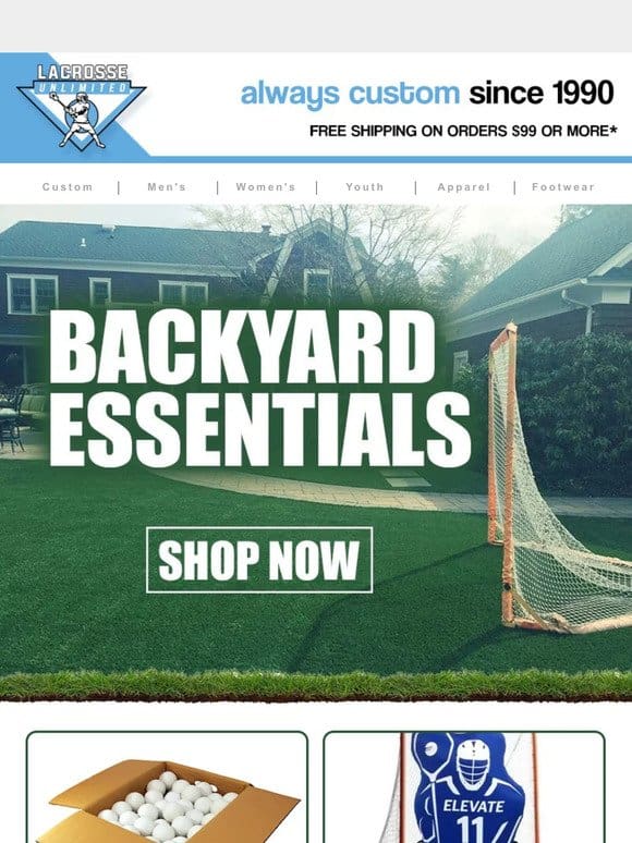 Backyard goals  (literally)