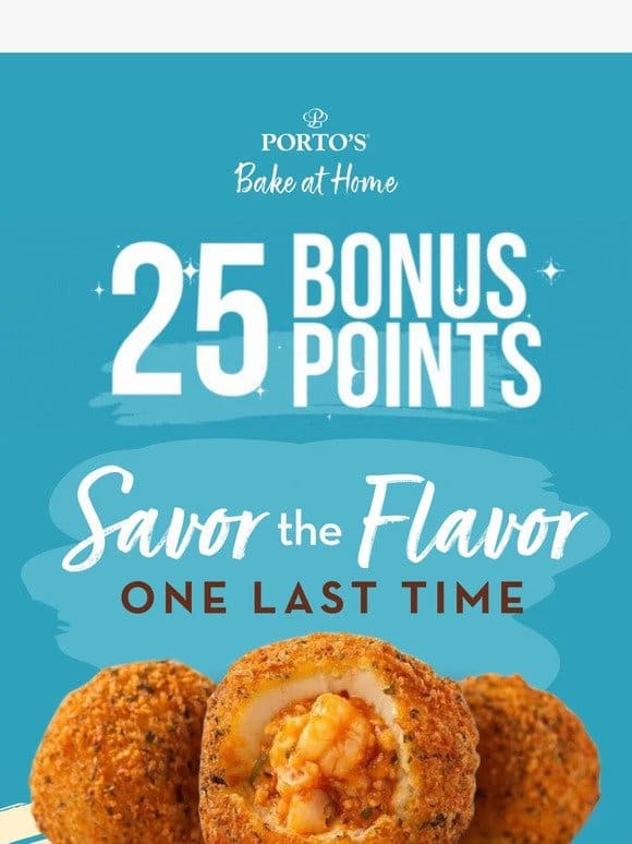 Baker， it’s BONUS POINTS when you order Seafood Potato Balls® ⭐