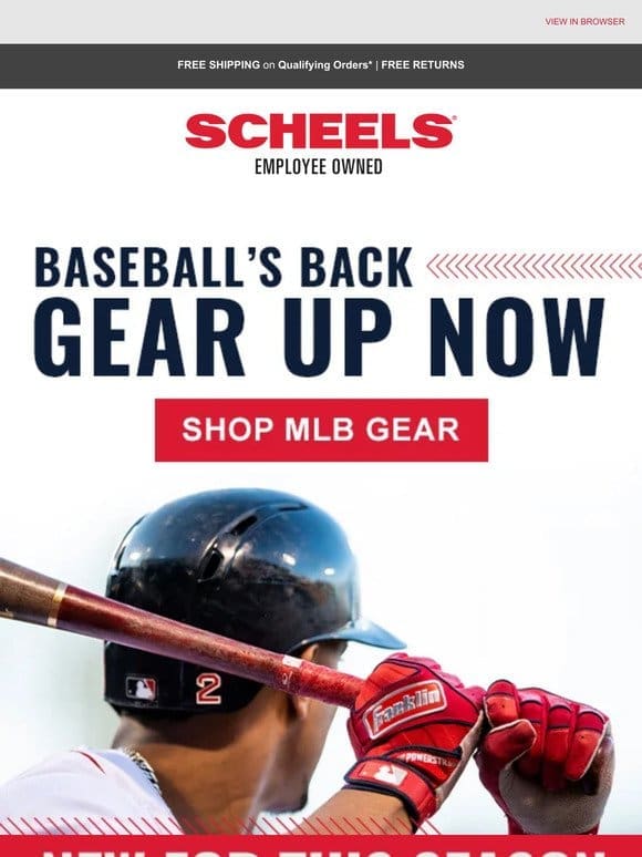 Baseball’s Back – Grab Your MLB Gear!