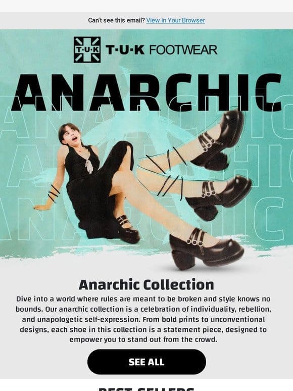 Be Different With Our Anarchic Collection!