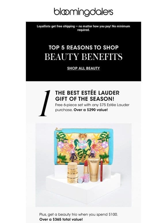 Beauty Benefits: So. Many. FREE. Gifts.