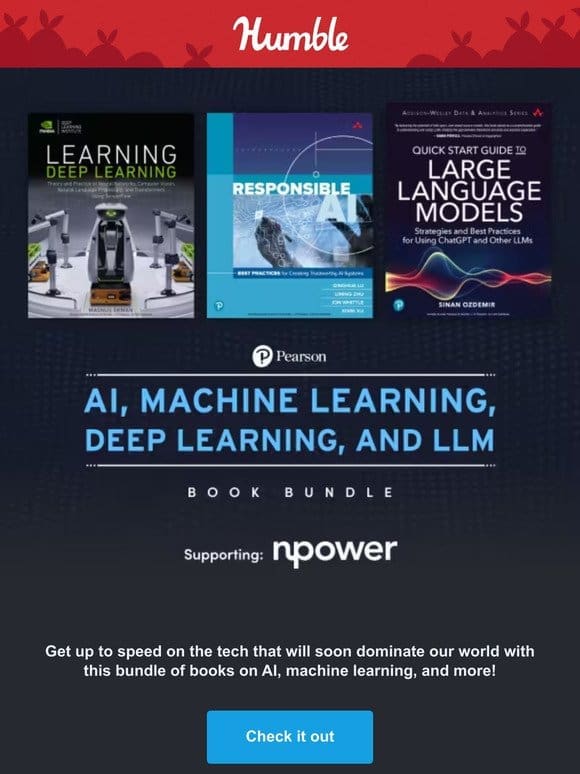 Become future proof with this bundle of books on AI， machine learning & more!