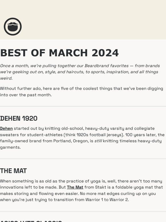 Best of March 2024