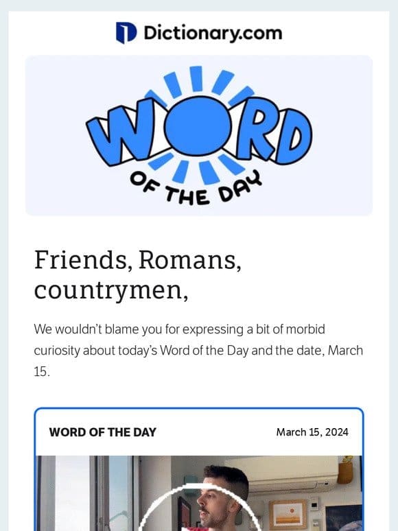 Beware Today’s Word Of The Day…
