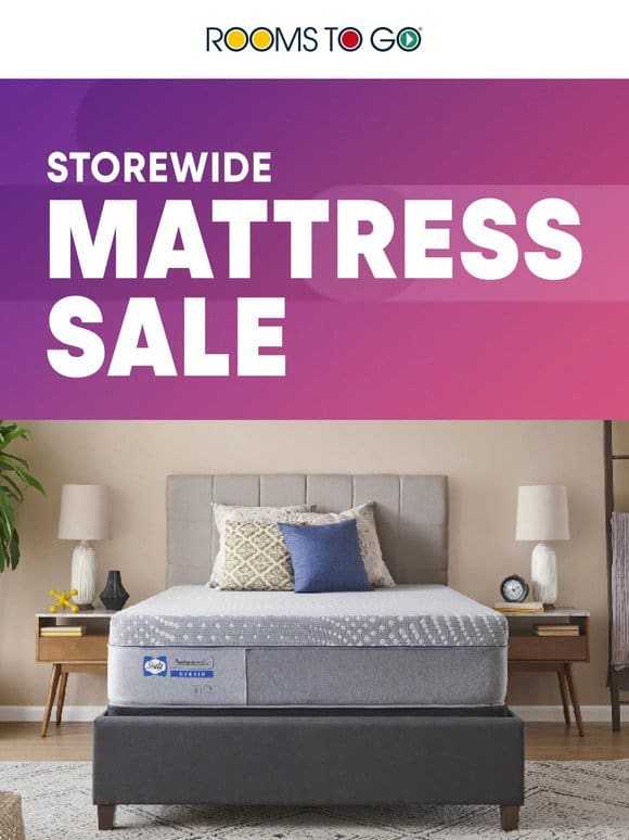 Big savings? Great sleep? It’s the Mattress Sale!