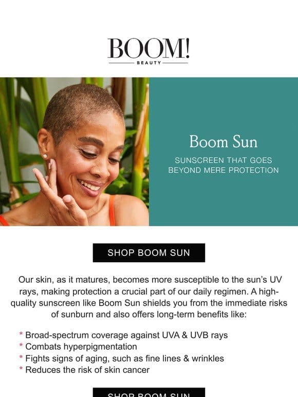 Boom Sun: your daily defense