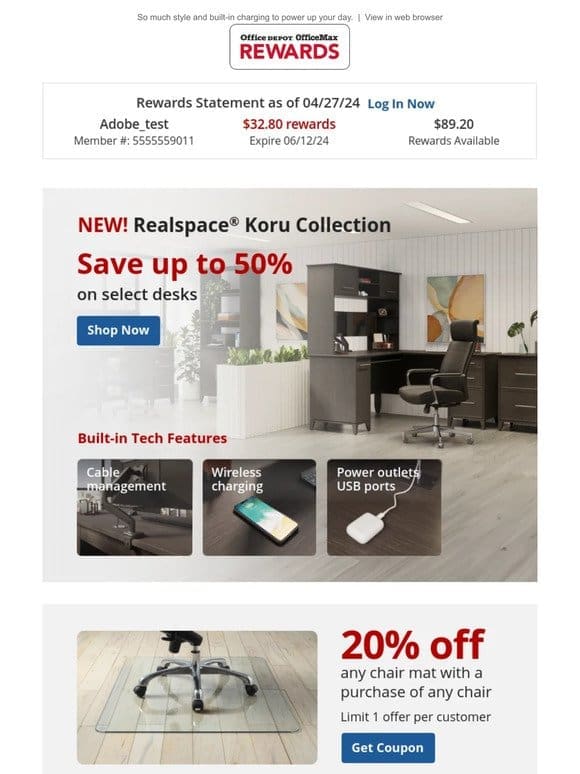 Boost Your Home Decor & Save On Our New Realspace Koru Collection