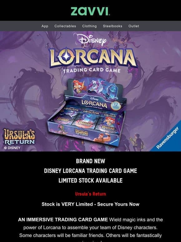 Brand New Disney Lorcana Ursula’s Return – Secure Yours | New Banpresto Now On Site!