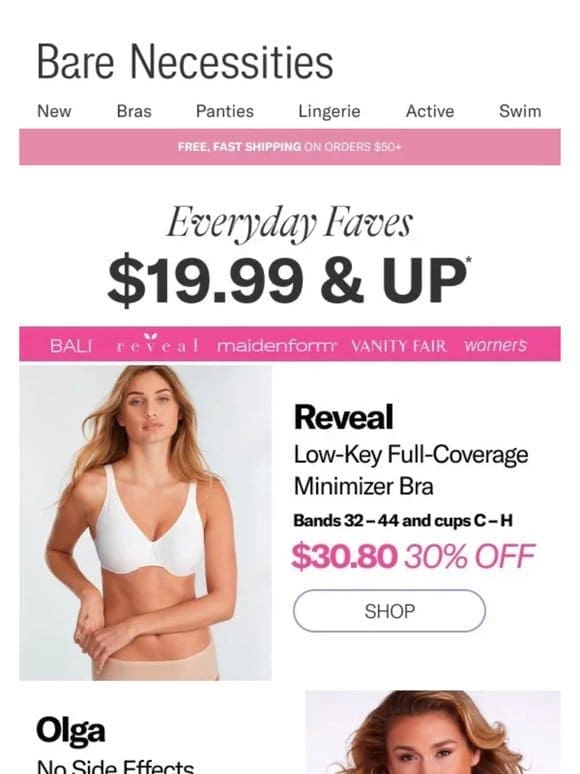 Bras Starting At Just $19.99 – Shop Now
