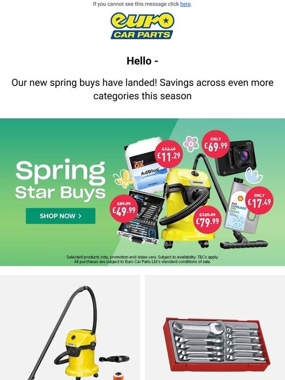 Brighten Your March With Our Spring Star Buys