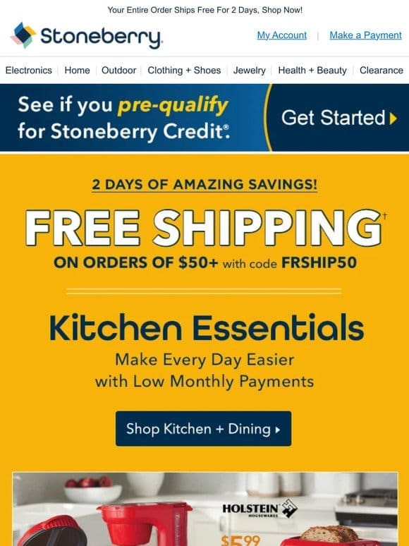 Bring Your Dream Kitchen To Life With Free Shipping