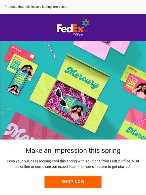 Bring the spring energy with solutions from FedEx Office