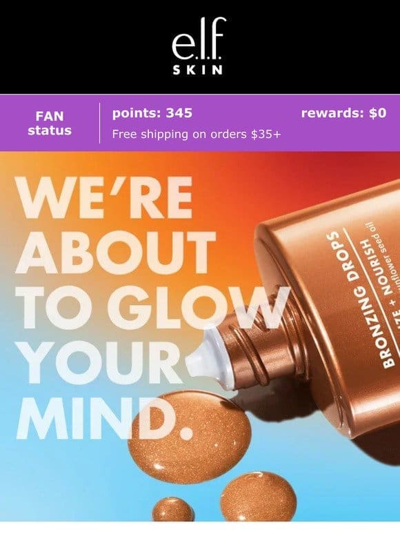 Bronzing Drops are FINALLY here， Beauty Squad!