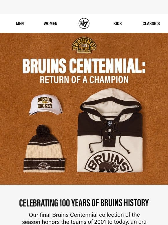 Bruins Centennial Collection: Return of the Champion