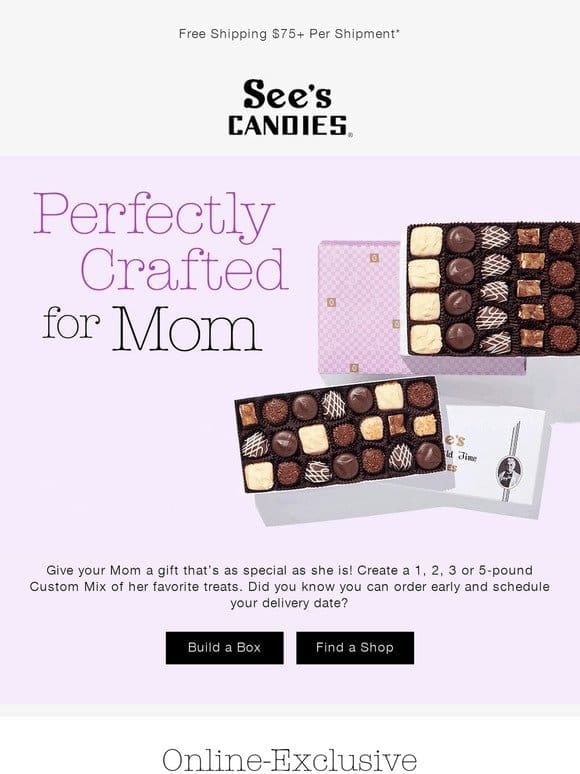 Build a Custom Mix Just for Mom!