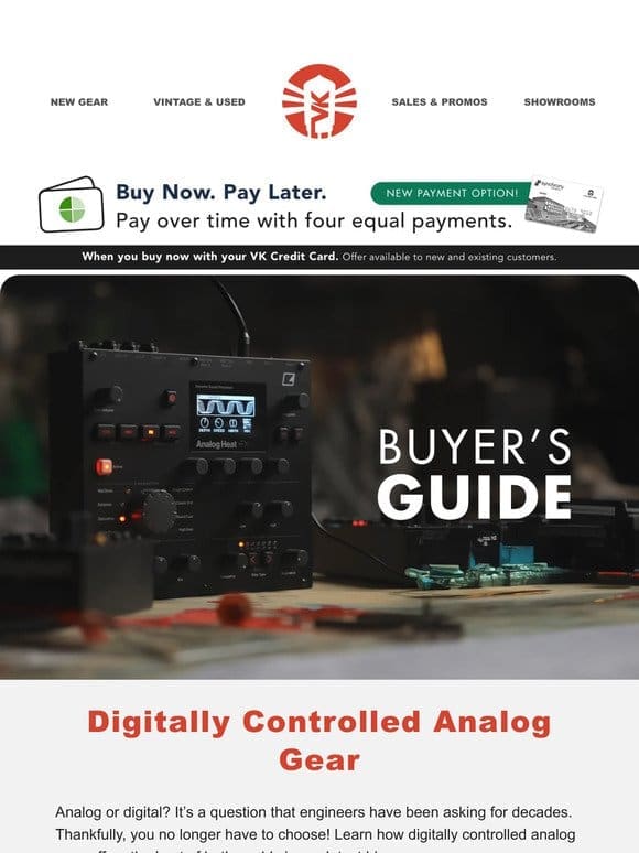 Buyer’s Guide: Digitally Controlled Analog