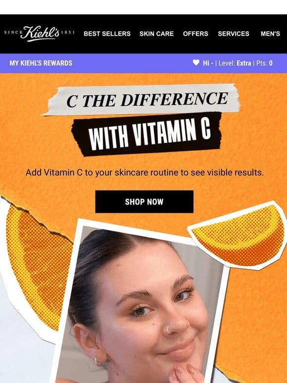 C The Results With FREE Vitamin C Gift