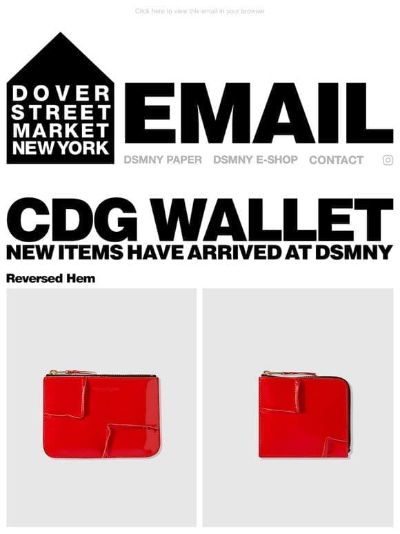 CDG Wallet new items have arrived at Dover Street Market New York