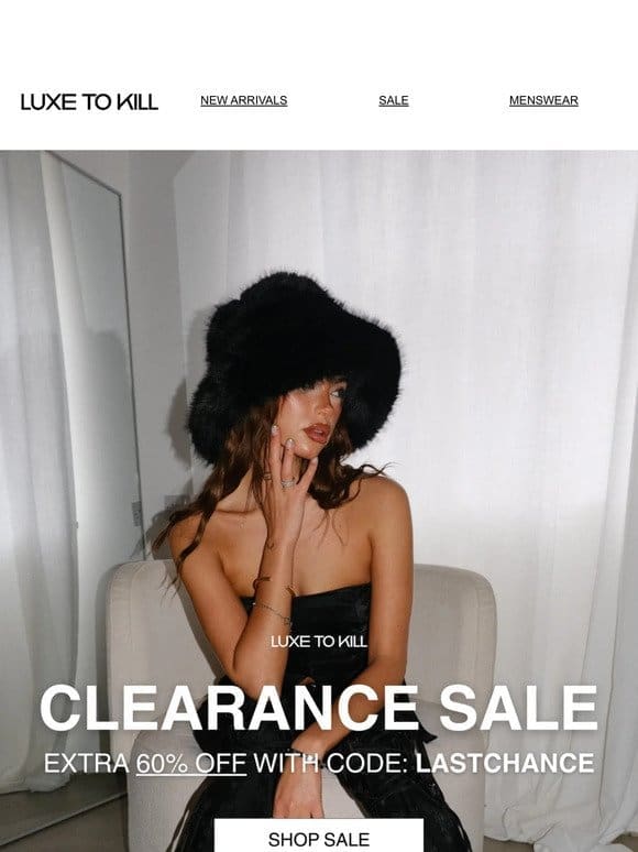 CLEARANCE SALE | UP TO 90% OFF