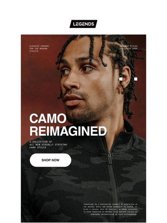 Camo Reimagined | All New Camo Looks