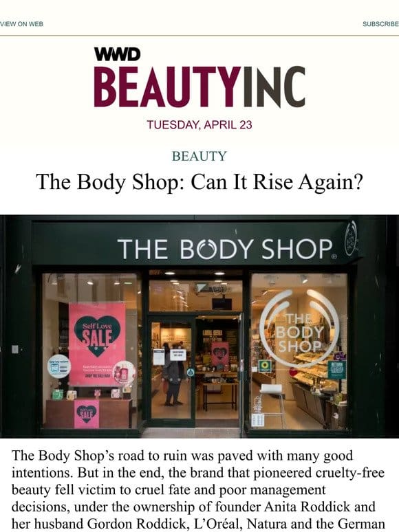 Can The Body Shop Ever Rise Again?