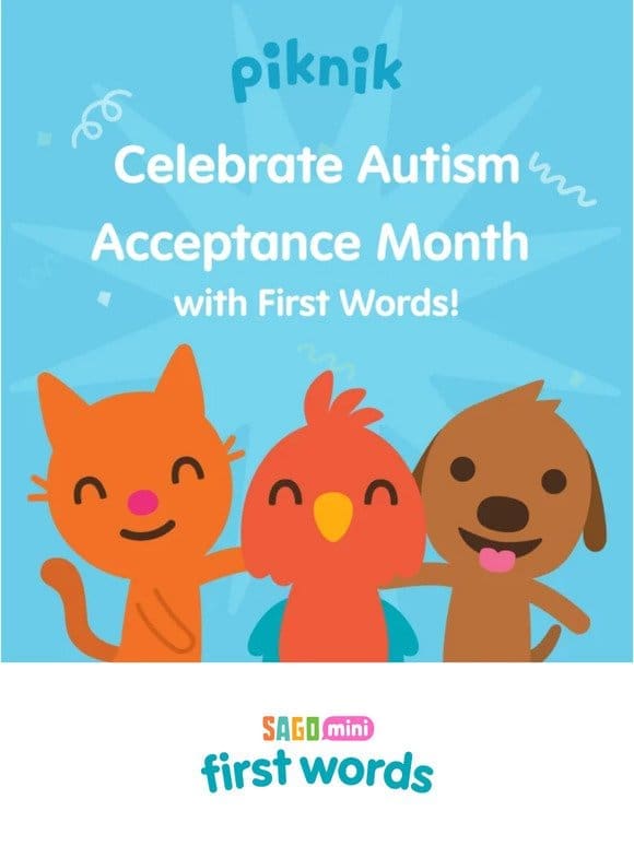 Celebrate Autism Acceptance Month with First Words!