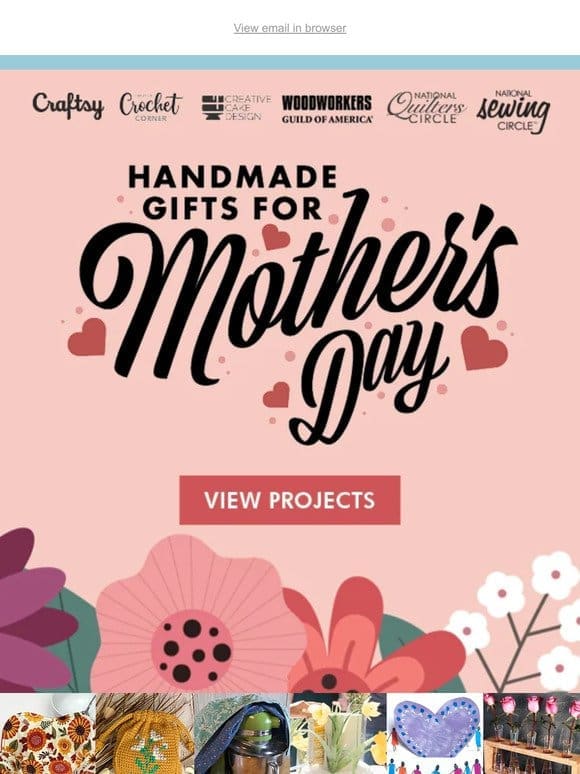 Celebrate Mother’s Day with Free Patterns & LIVE Tutorials!