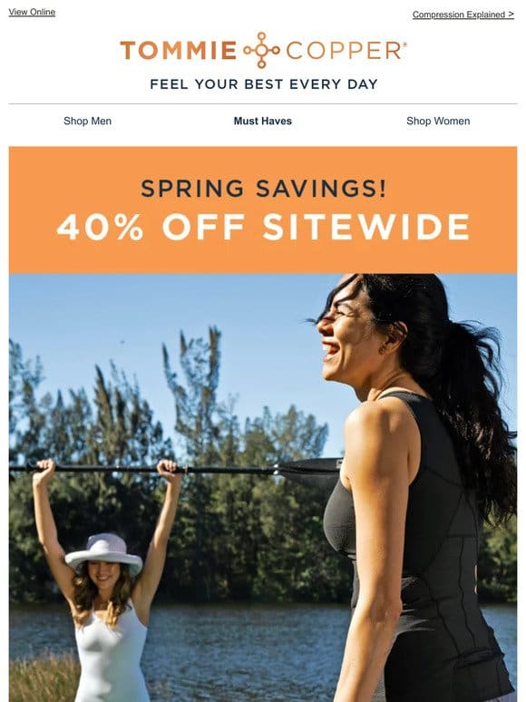 Celebrate Spring | 40% off Everything!