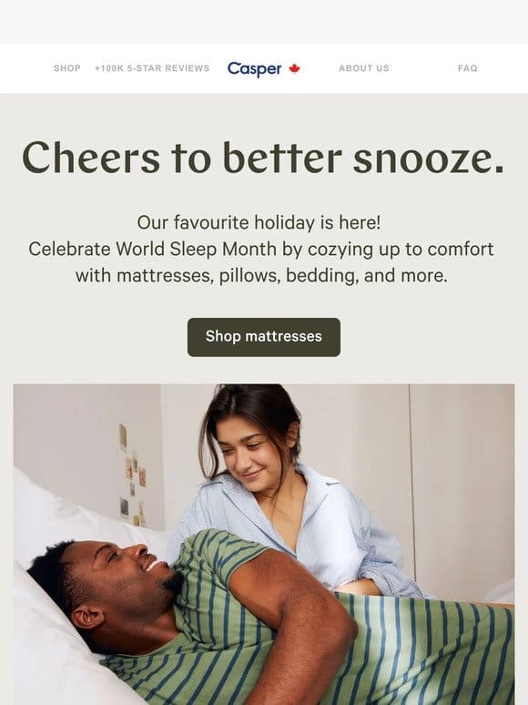 Celebrate sleep with Casper