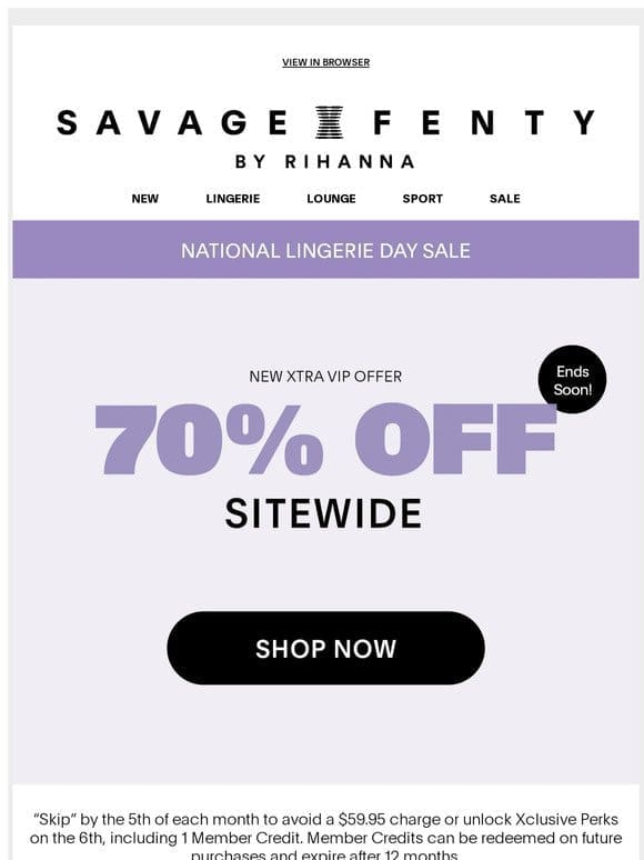 Celebrate the Weekend with 70% OFF  ️
