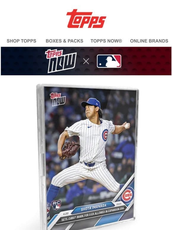 Check out the latest MLB Topps NOW? drop!