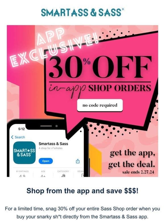 Check out this APP EXCLUSIVE deal!