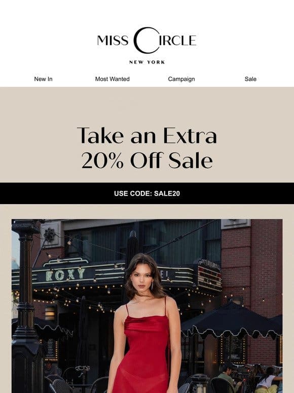 Cheers to Extra 20% OFF SALE