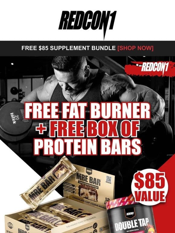 Claim your free Box of Protein Bars + Free Fat Burner