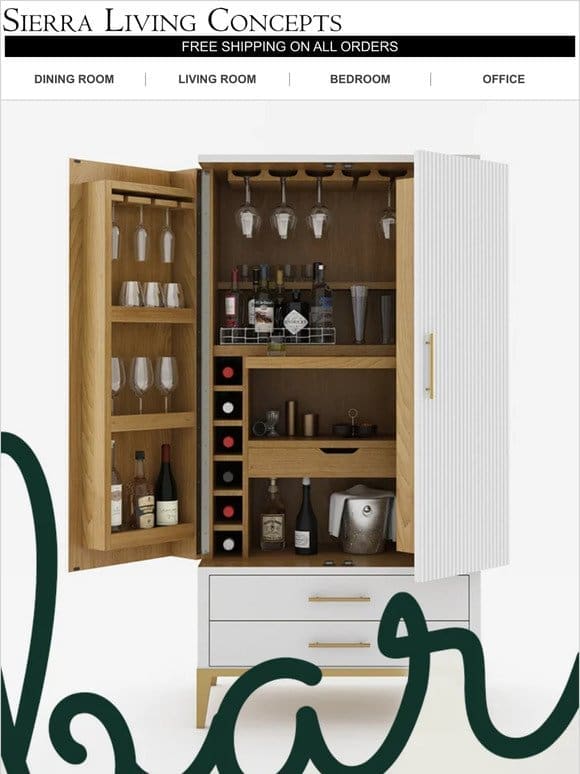 Clink & Drink – Bar Cabinets Style You’ll Love