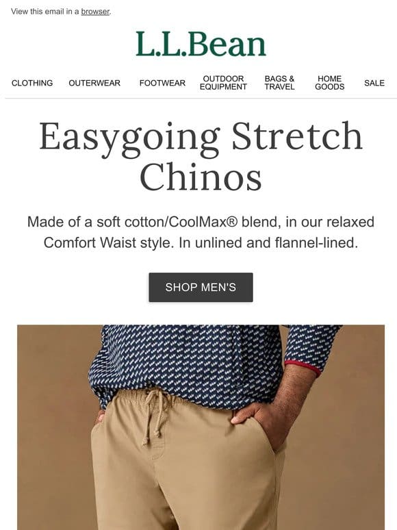 Comfort Stretch Dock Pants: Pull On & Go