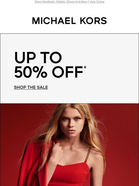 Coming In Hot: Red Styles Up To 50% Off