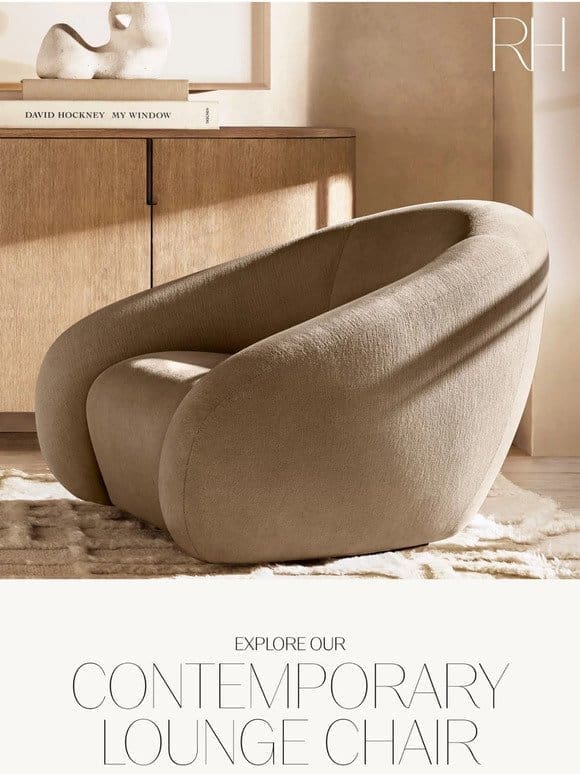 Contemporary Lounge Chairs. Sculptural Design & Exceptional Comfort.