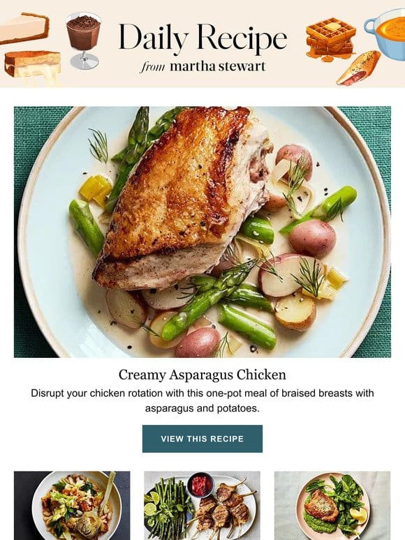 Creamy Asparagus Chicken