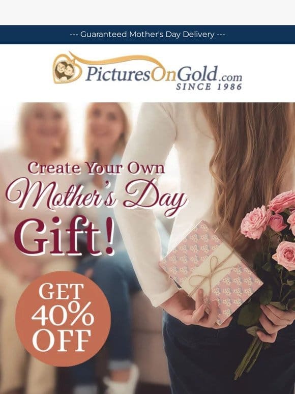 Create Your Own Mother’s Day Photo Gift!