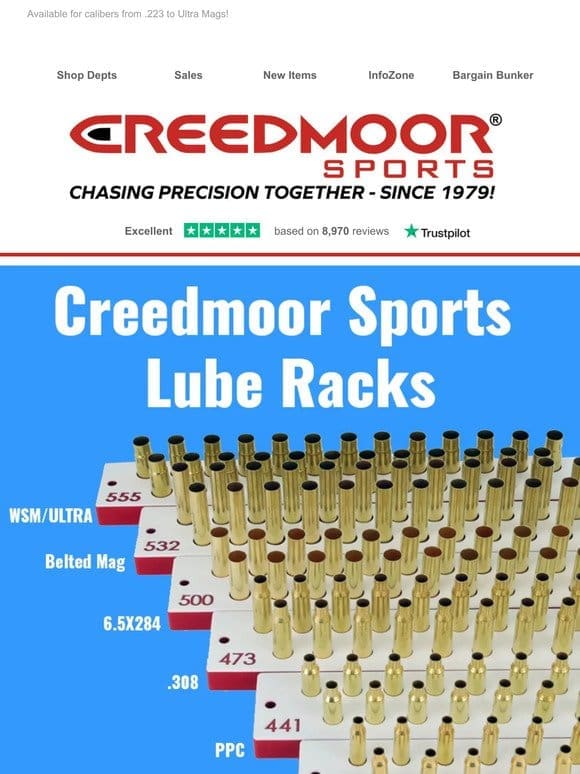 Creedmoor Featured Product – Lube Racks!