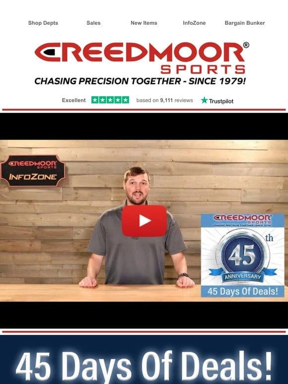 Creedmoor Sports Custom Roll UP Mats On Sale!