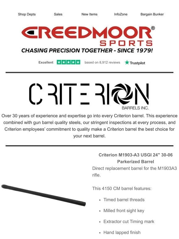 Criterion – Over 30 Years Of Experience & Expertise!