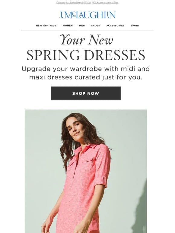 Curated Just For You: Spring Dresses