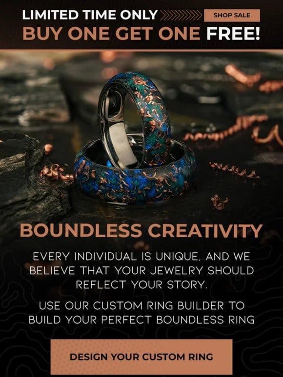 Custom Boundless Rings!