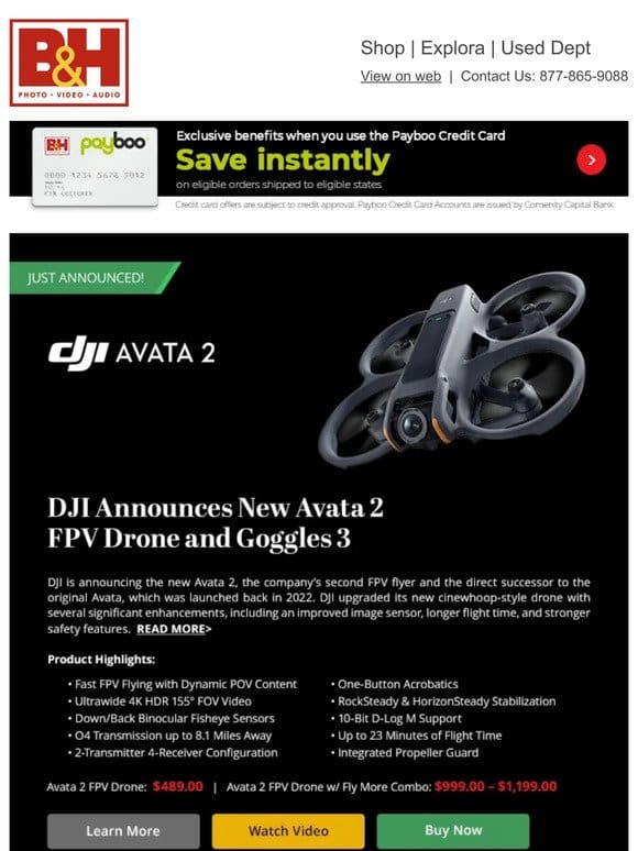 DJI Announces New Avata 2 FPV Drone and Goggles 3 + New Gear from NAB 2024