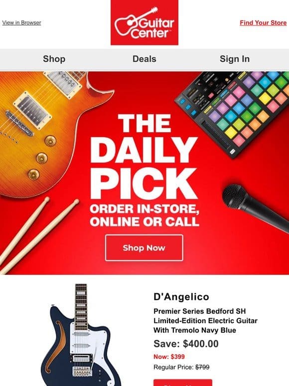 Daily Pick: Uncover your deal of the day