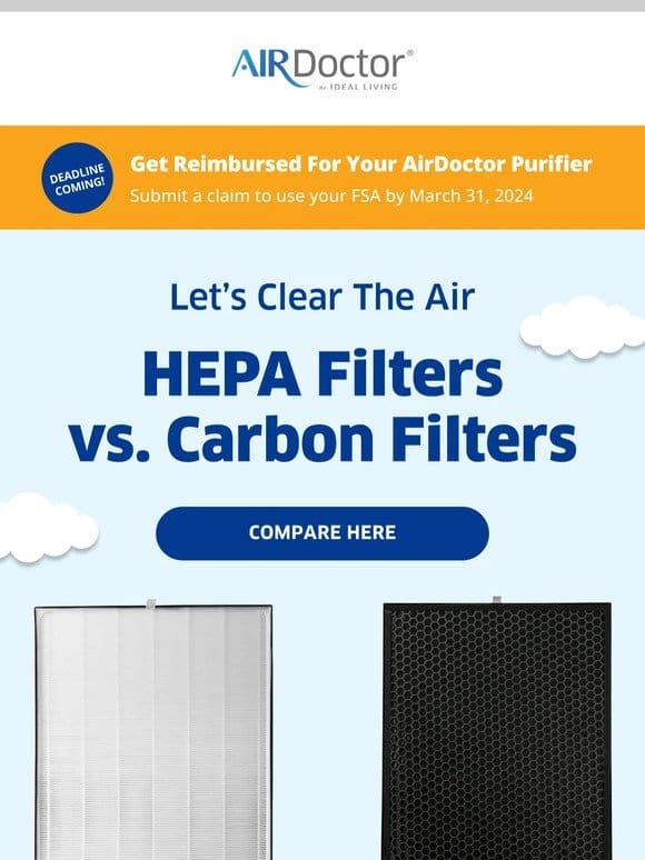 Dare to compare? HEPA vs Carbon Filters