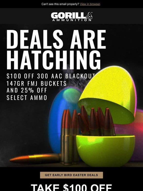 Deals Are Hatching