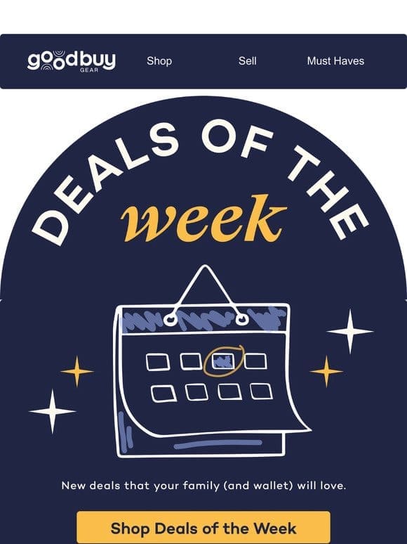 Deals of the week are here